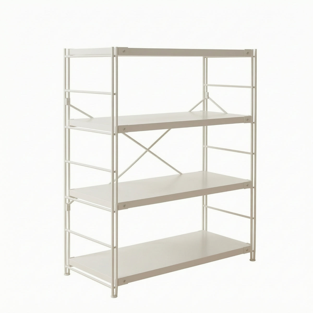 4-Tier Storage Rack Freestanding Furniture Stable for Living Room, Homeowners