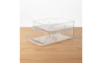 Double Layer Refrigerator Can Dispenser Space-Saving Can Dispenser Automatic Roll Forward for Kitchen