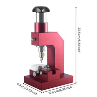 Manual Strap Punching Press Heavy Duty Wristband Punch Tool Belt Hole Punching Tool with Bench Top Base for Watchmakers, Jewelers, Workshops
