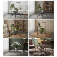 3-Tier Plant Stand Decorative 3-Tier Plant Shelf Tiered for Balcony
