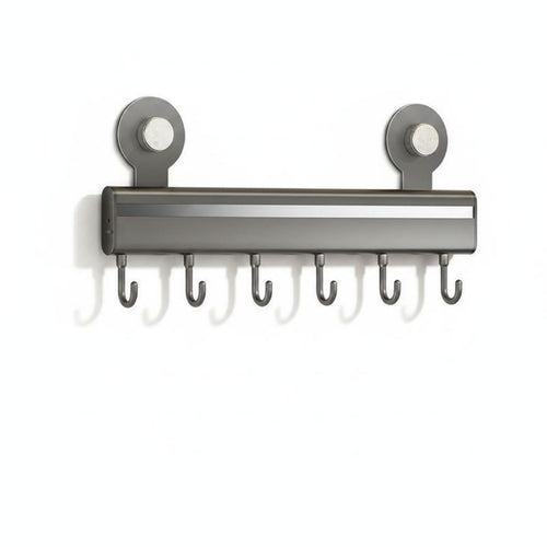 Kitchen Hook Rack Easy to Install No Wall Hook Storage Area-Saving