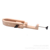 皮革工具手工DIY手缝木夹可调节可折叠式夹持桌面皮革缝线固定架