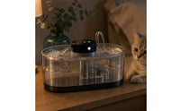 Pet Water Fountain Cordless Cat Water Fountain Sensor Automatic for Cats, Home