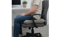 Lightweight Inflatable Seat Cushion Portable Inflatable Cushion with Flocked Surface Pressure-Relieving Compact for Travelers, Office Workers, Travel, Home