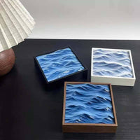 Ocean Wave Wall Art Calming Home Decoration Coastal Aesthetic
