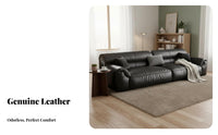 Elephant Ear Sofa Italian Style Living Room Furniture Light Luxury Sectional Couch for Apartment Dwellers, Homeowners, Reception Hall