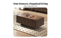 Wabi-Sabi Aesthetic dual-level mistShaped Table Vintage aesthetic Living Room Furniture With Storage Shelf polished Curved Edges for Homeowners, Design aficionados, Apartment Dwellers, Lounge Area, Cafe, Office, Bedroom