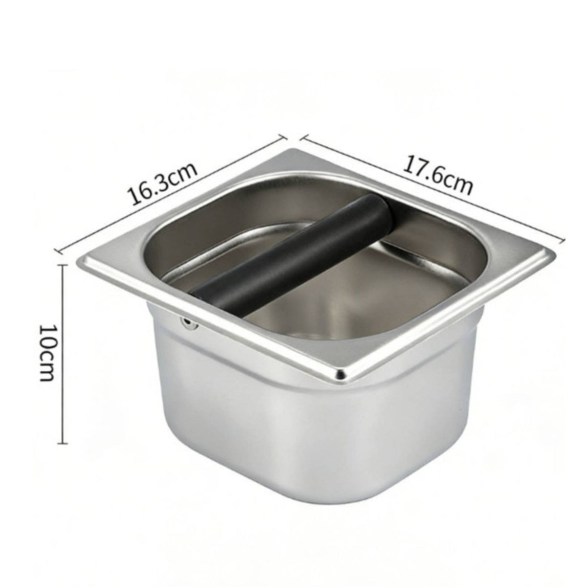Coffee Knock Box Large Capacity Espresso Dump Bin Deep Bowl Design for Baristas