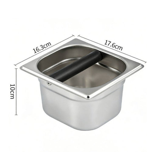 Coffee Knock Box Large Capacity Espresso Dump Bin Deep Bowl Design for Baristas