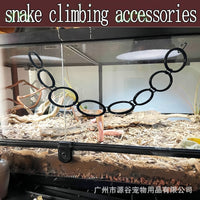 蛇玩具环形蛇游乐场攀鹦鹉玩具玉米蛇丰富玩具蛇形攀爬配件乘凉