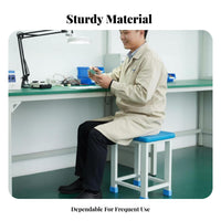 Anti-Static Work Stool Waterproof Seat Workshop Sewing Stool Space Saving
