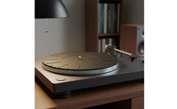 Turntable Mat with Radial Grooves 7-Inch Silicone Turntable Low-Height Mat for Records Players