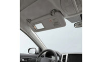 Direct Replacement Left Driver Side Sun Visor with Mirror Gray Left Driver Side Sun Visor OEM Standard Fabric Covered for Car Owners