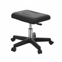 Adjustable Under-Desk Leg Rest Built-in Storage Rolling Padded Ottoman