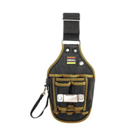 Multi-Pocket Quick-Release Tool Pouch Heavy-Duty Belt Tool Pouch Compact Reinforced for Electricians, Carpenters, Plumbers, Construction Sites, Home Repairs, Workshops