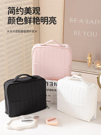 站立式化妆包大容量女多功能分区防水洗漱包旅行户外化妆品可收纳
