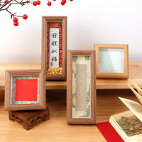 New Chinese Mini 3D Hollow Photo Frame for Calligraphy and Brocade Display