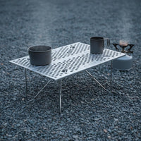 Foldable Ultralight Folding Table Compact Ultralight Backpacking Table Quick Setup No Tools Required for Backpackers, Campers, Hiking