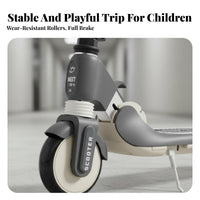 Light-up Wheels Foldable 2-Wheel Scooter Adjustable Handlebar 2-Wheel Folding Scooter Non-Slip Deck Outdoor Toy Lightweight Design for Teenagers, Children 3-12, Sidewalk, Recreation, Travel, Commuting