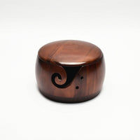 Yarn Bowl with Lid Smooth Yarn Bowl Stable for Crafters