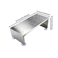 Footrest for Sewing Machine Stitching Apparatus Foot Pad Perforated Suction Cup Foot Pad Polished Pedal Platform