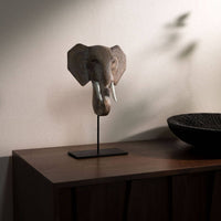 Elephant on Stand Decorative Decor Sophisticated for Entryway