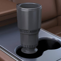 Heats and Cools 12V Beverage Temperature Controller LED Digital Display Car Heating Cooling Cup Universal Fit Smart Car Cup Holder for Commuters, Daily Commute