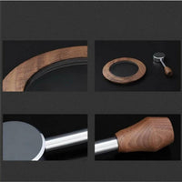 Wood Lid Knob Set Gift Box Wood Bean Cover Easy to Install
