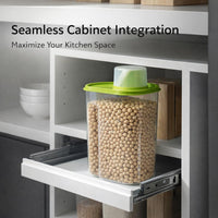 Storage Container Lid Measuring Cup, Cereal Storage Bin Kitchen, Food Storage Container Airtight Sea - Image 4