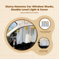Car Window Shade, Retractable Sun Cover, Sun Protection, Suction holder Holder, Privacy, Infant, Side Window, Easy Installation