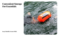 Swimming Dry Bag Buoy Lightweight Double Tow Buoy Outdoor Water Aquatic Buoy Sturdy Construction Buoy Phone Pouch for Rafting