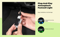 LED footwell light, easy install