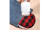 2 Pieces Ironing Pad Set Heat-Resistant Laundry Aid Plaid for Garment Care