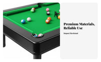 Parent-Child Interaction Mini Pool Table Family Fun Tabletop Billiards Game Educational for Parents, Adults, Indoor, Bedroom, Living Room