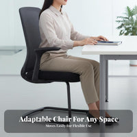 Highspine support Task Chair with Headrest Breathable rearrest Rolling Desk Seat