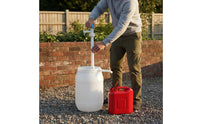Manual Pump with Intake Tube Anti-Backflow Manual Transfer Pump for Garage