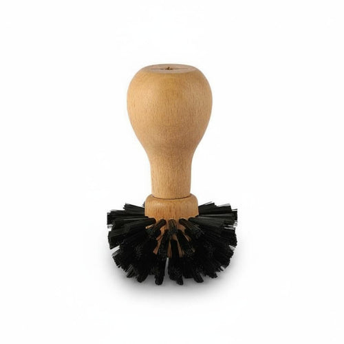 Coffee Cleaning Brush Coffee Equipment Brush Espresso Cleaning Tool Portafilter Basket Brush with Beech Wood Handle and Crisscross Nylon Bristles Suitable for Professional Baristas Coffee Enthusiasts