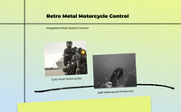 Waterproof alloy motorcycle handlebar