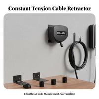 Electric Vehicle Charger Cord Retractor Sturdy-Duty Automatic Cord Reel Stumble Hazard Reduction Easy Installation for Outdoor