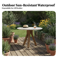 3 Pieces 3-Piece Woven Rope Conversation Set sun-withstandant Outdoor Furniture Easy to Clean Thick pads for Guesthouse owners