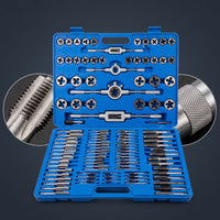 110 Pieces Tap and Die Set Compact Thread Repair Kit Tool for Handymen
