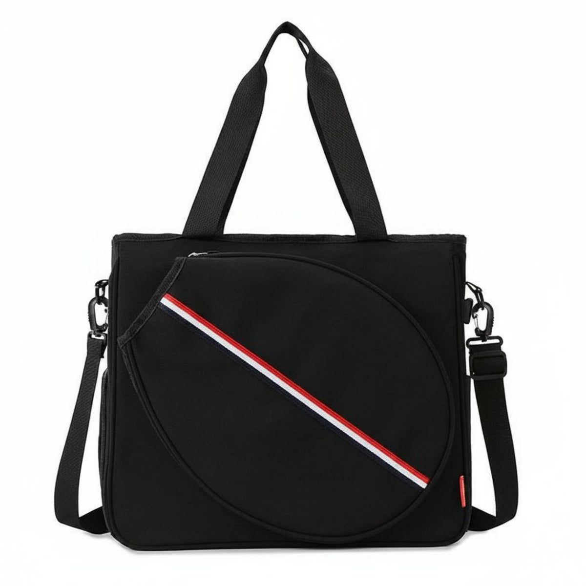 Multi-Purpose Badminton Racket Tote Bag Convertible Strap Tennis Racket Shoulder Bag Separate Shoe Compartment Large Capacity Sports Tote Wet-Dry Separation for Outdoor, Gym
