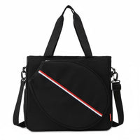 Multi-Purpose Badminton Racket Tote Bag Convertible Strap Tennis Racket Shoulder Bag Separate Shoe Compartment Large Capacity Sports Tote Wet-Dry Separation for Outdoor, Gym