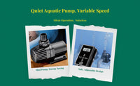 Ultra-Quiet Submersible Pump for Aquariums & Ponds