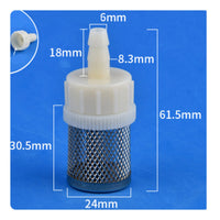 Water Pump Intake Filter Sediment Filtration Hose Inlet Filter Screen for Pond