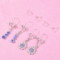 Water Drop Shaped Non-Piercing Nipple Rings Set for Women (Stainless Steel)