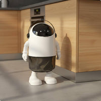 Cartoon Trash Can Large Capacity Cartoon Design Garbage Bin Sturdy Plastic