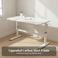Height Adjustable Kids Desk Child-Focused Design Ergonomic Children's Study Desk Large Desktop Student Workstation for Students, Bedroom