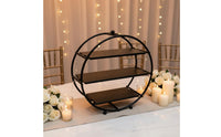 Tiered Dessert Stand Sturdy Base Tiered Cupcake Easy to Clean to Clean 3 Tier Cake Display Rack for Birthday
