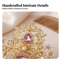 Traditional Chinese Attire Hair Crown Flower Pattern Traditional Chinese Headdress Chinese Hair Crown Antique Design Vintage